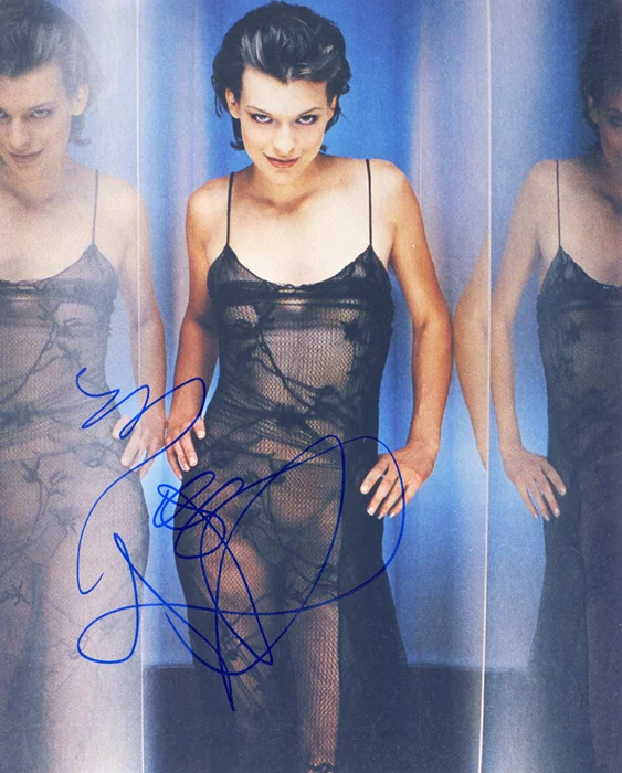 Milla Jovovich autograph