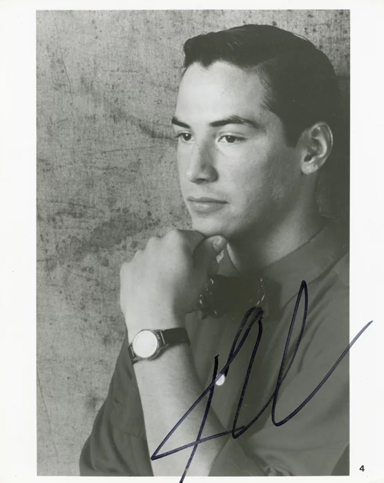 Keanu Reeves autograph