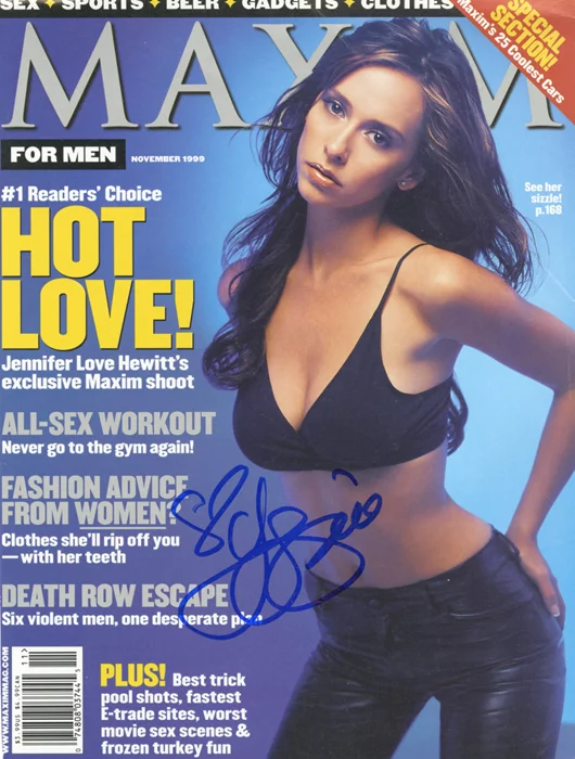 Jennifer Love Hewitt autograph