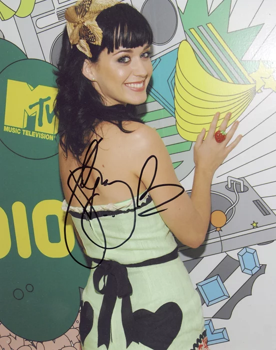 Katy Perry autograph