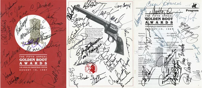 Golden Boot Awards autograph