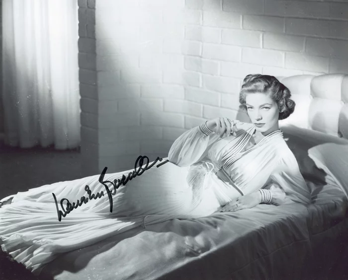 Lauren Bacall autograph