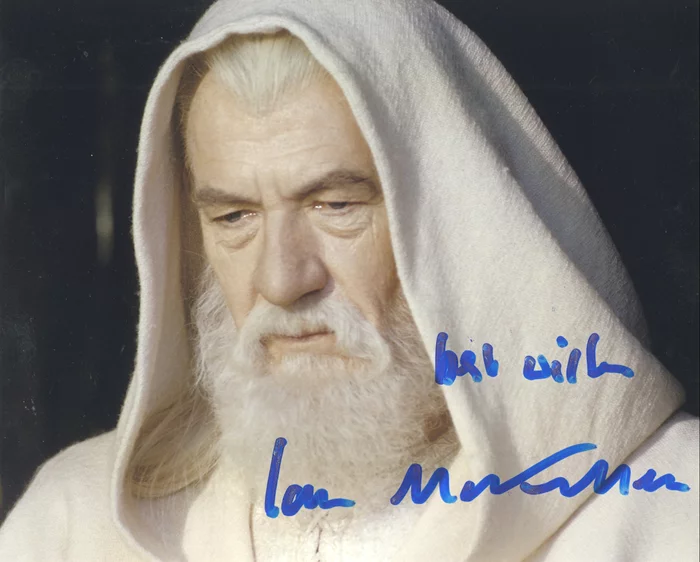 Ian McKellen autograph