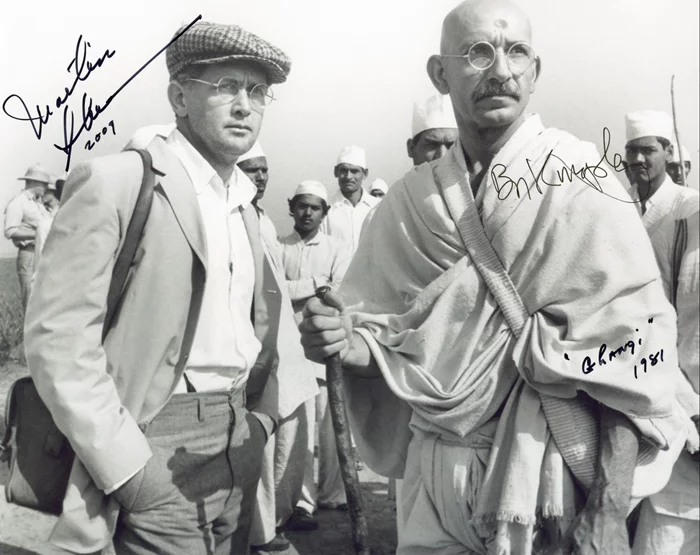 Gandhi autograph