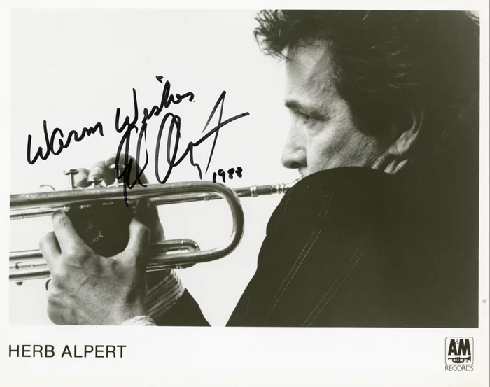 Herb Alpert autograph