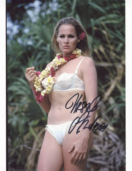Ursula Andress autograph