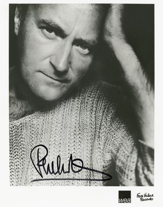 Phil Collins autograph