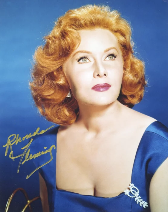 Rhonda Fleming autograph