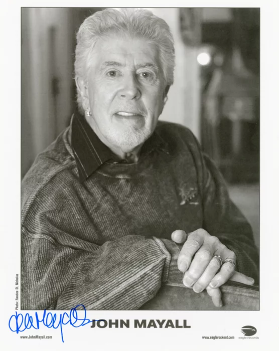 John Mayall autograph