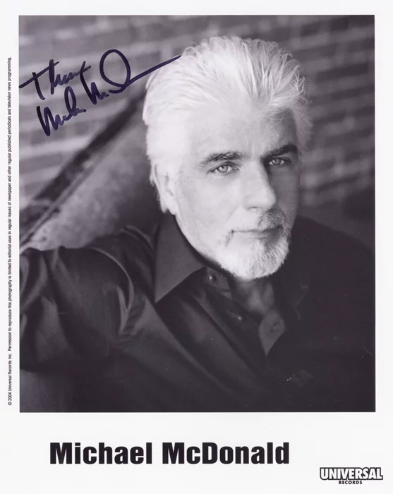 Michael McDonald autograph