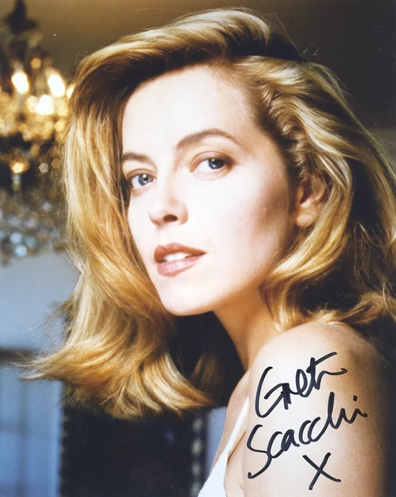 Greta Scacchi autograph