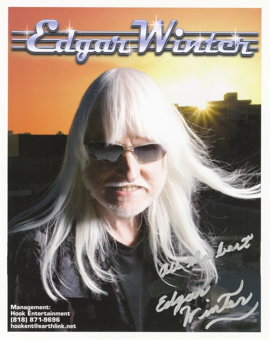 Edgar Winter autograph