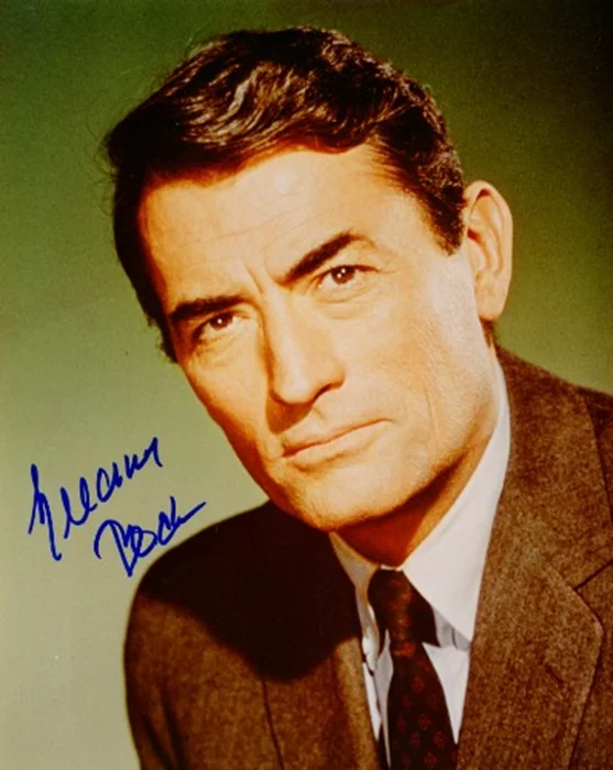 Gregory Peck autograph
