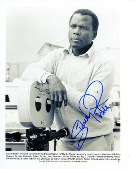 Sidney Poitier autograph