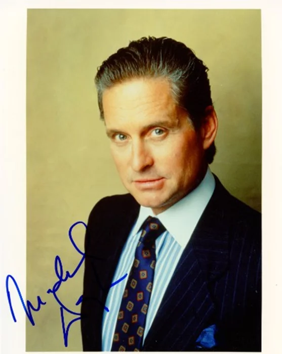 Michael Douglas autograph