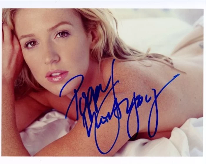 Poppy Montgomery autograph