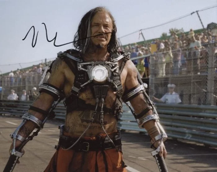 Mickey Rourke autograph