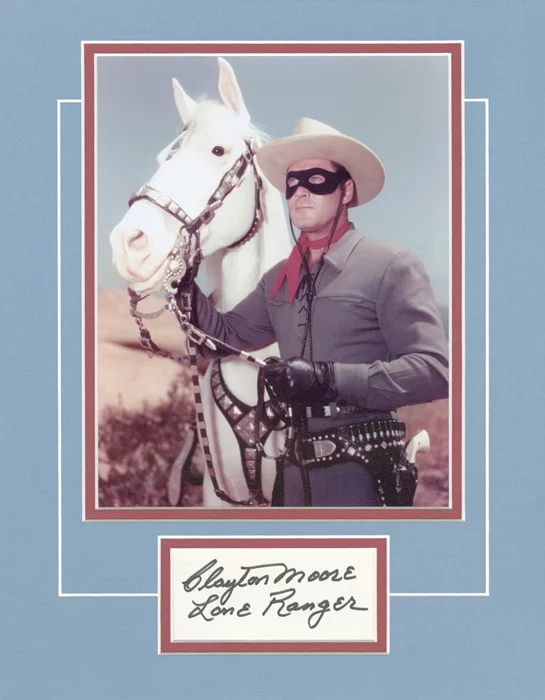 Clayton Moore autograph