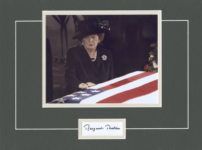 Margaret Thatcher autograph