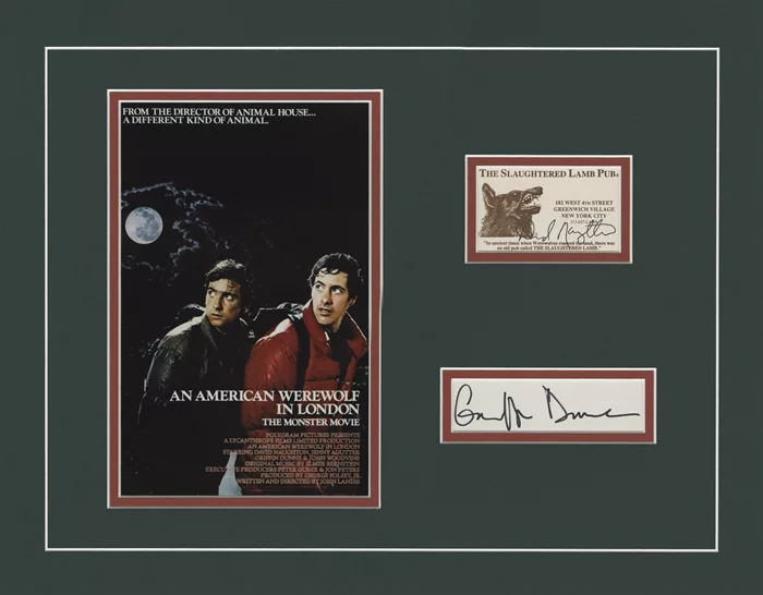 An American Werewolf In London autograph