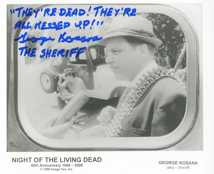 George Kosana autograph