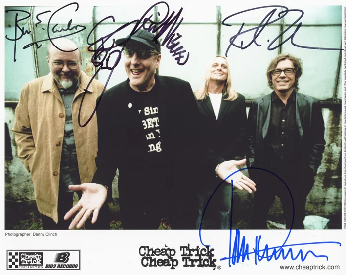 Cheap Trick autograph