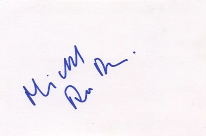 Michael Des Barres autograph