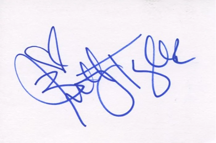 Buffy Tyler autograph