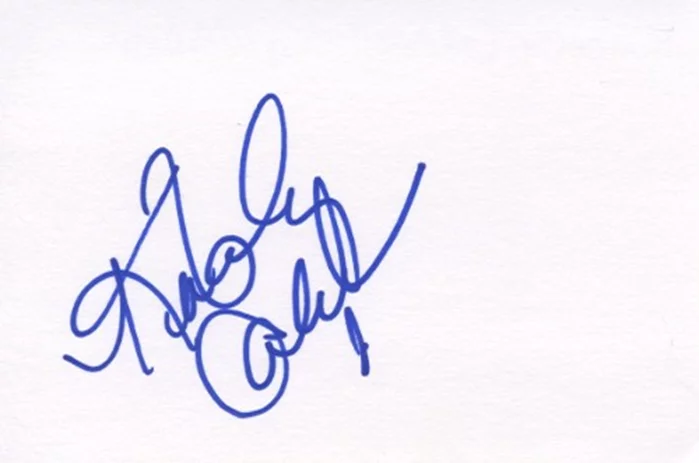 Kimberly Caldwell autograph