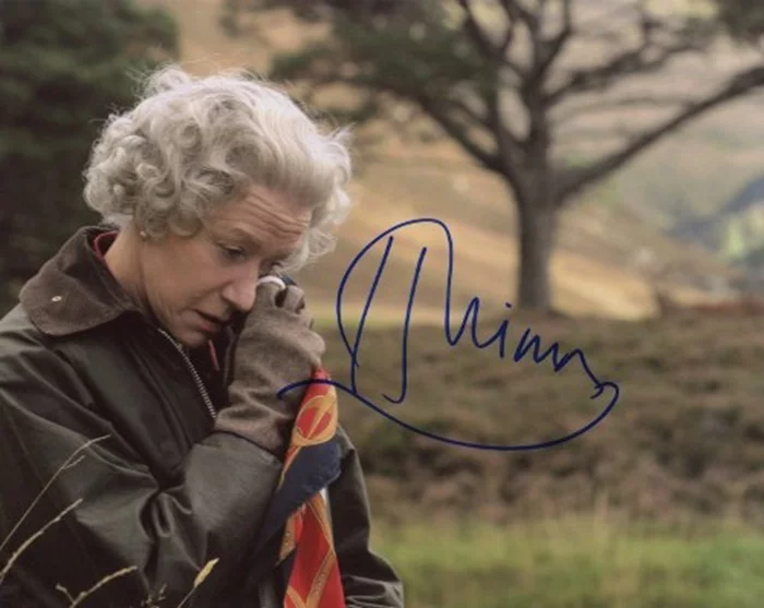 Helen Mirren autograph