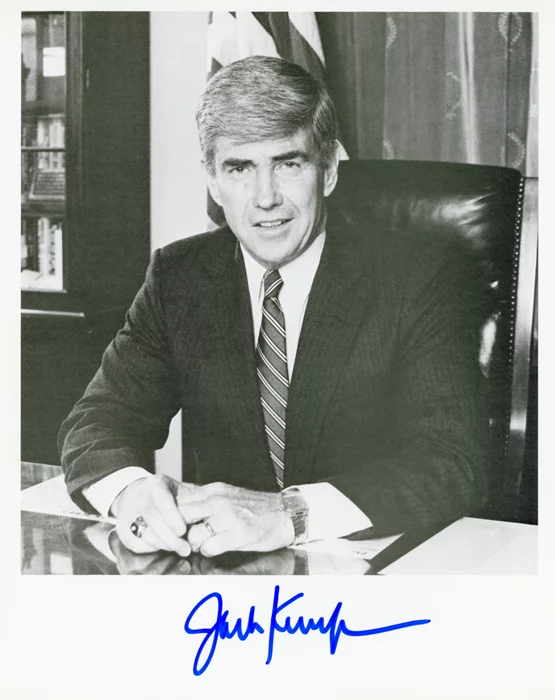 Jack Kemp autograph