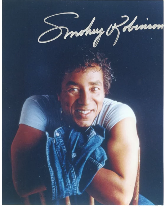 Smokey Robinson autograph