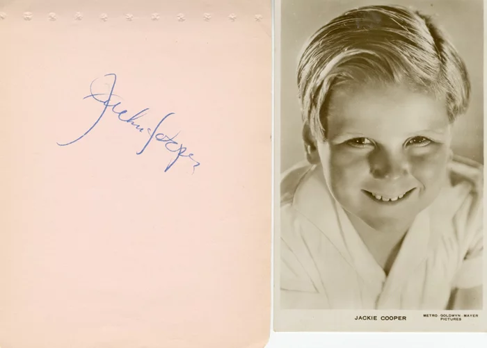 Jackie Cooper autograph