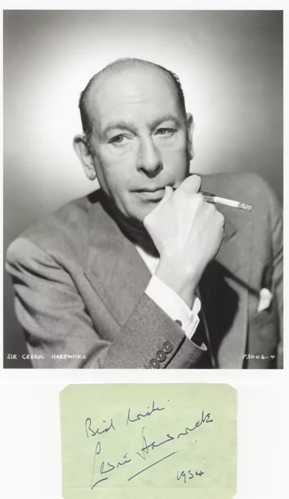 Cedric Hardwicke autograph