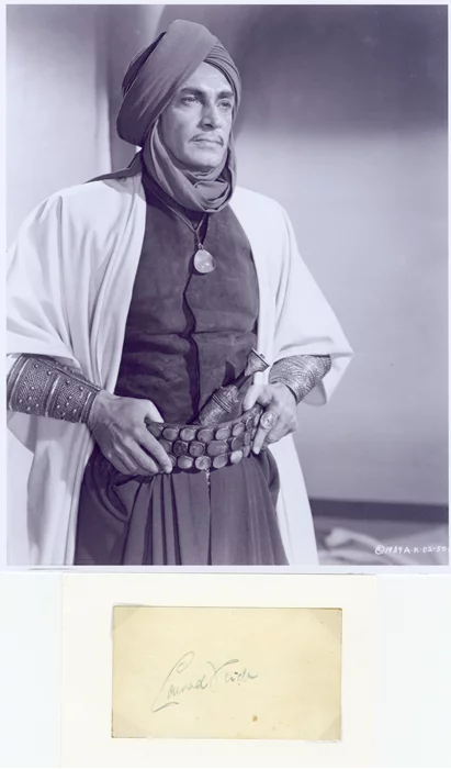 Conrad Veidt autograph