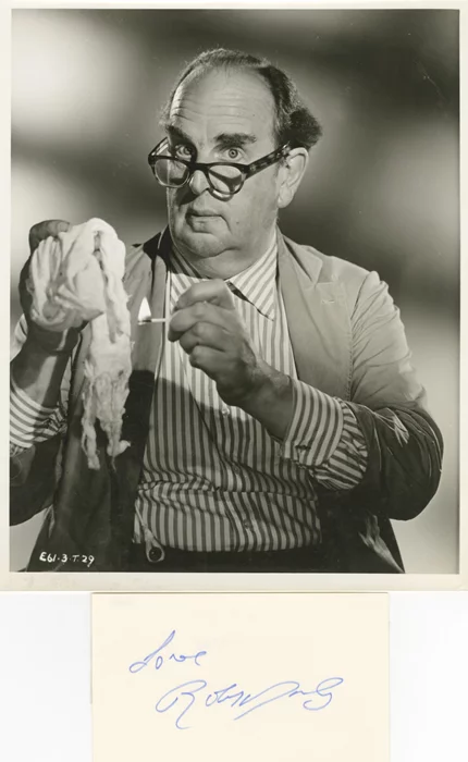 Robert Morley autograph