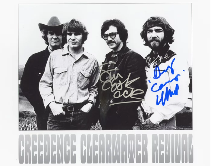 Creedence Clearwater Revival autograph