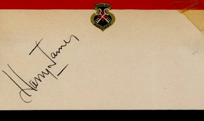 Harry James autograph