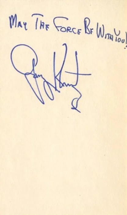 Gary Kurtz autograph