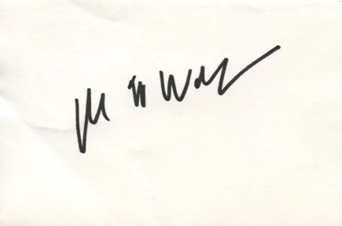 Andrew Lloyd Webber autograph