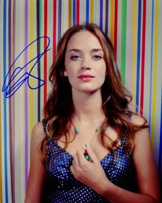 Emily Blunt autograph
