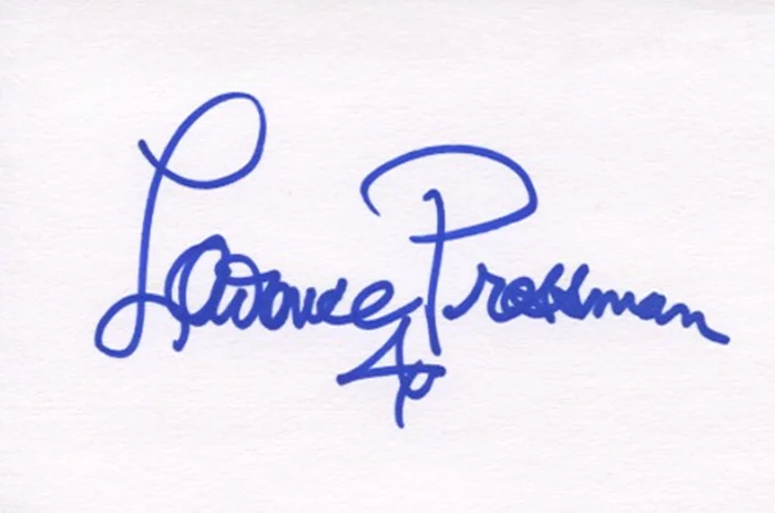 Lawrence Pressman autograph