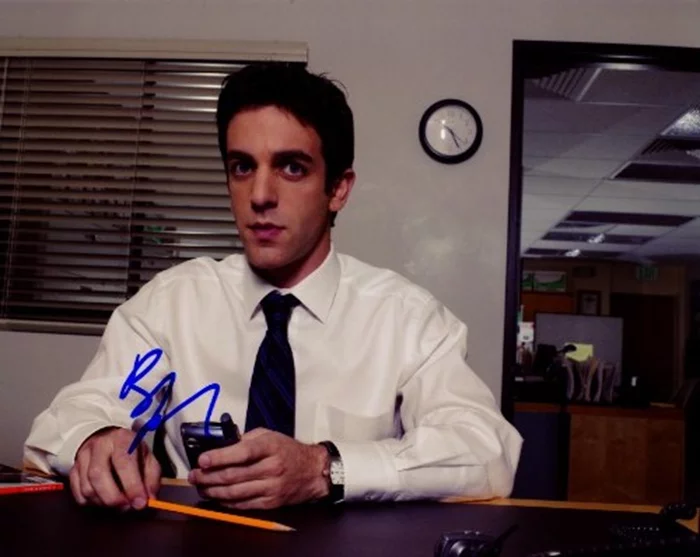 B.J. Novak autograph