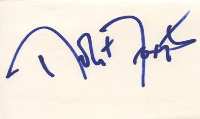 Robert Forster autograph