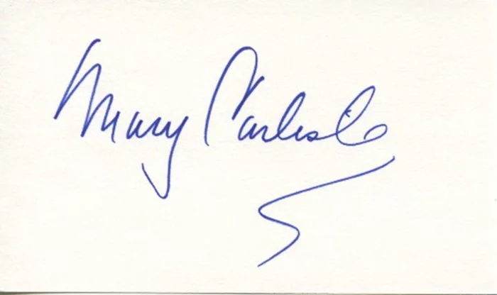 Mary Carlisle autograph