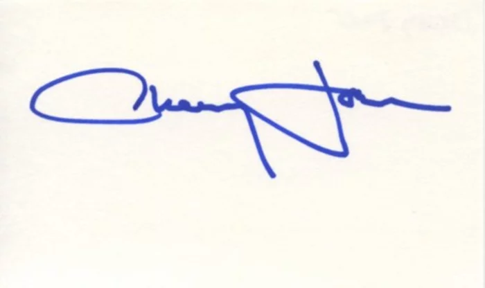 Cherry Jones autograph