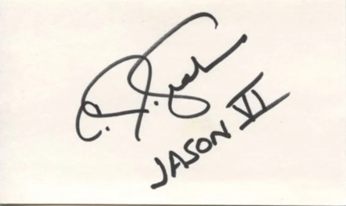 C. J. Graham autograph