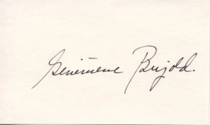 Genevieve Bujold autograph
