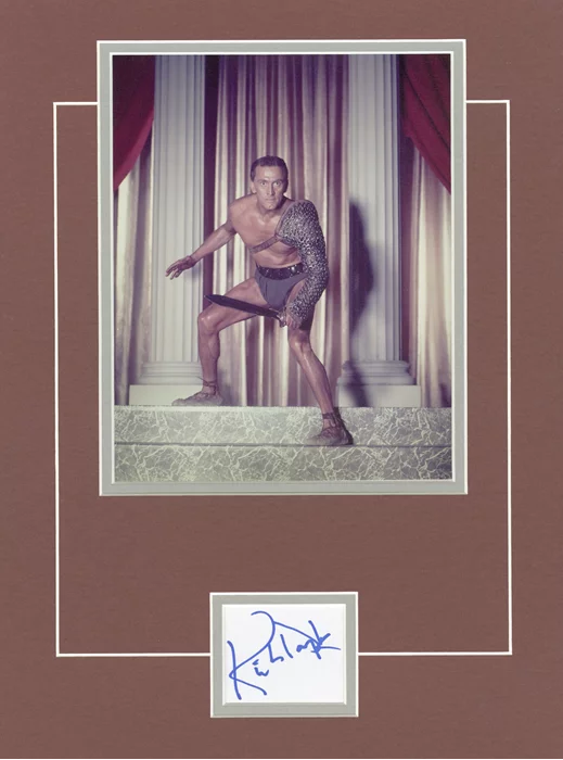 Kirk Douglas autograph