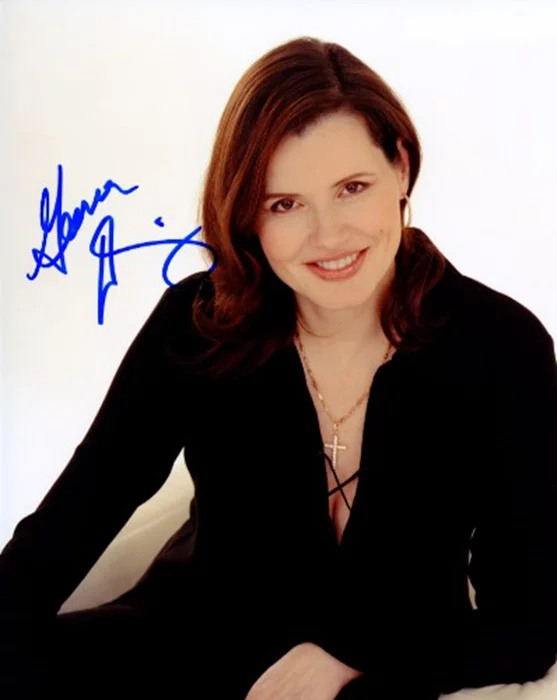Geena Davis autograph